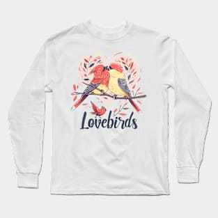 lovebirds lover Long Sleeve T-Shirt